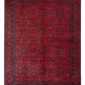 Afghanske tepper - Kunduz - 236 x 175 cm - rød