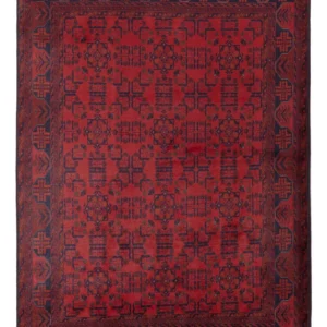 Afghanske tepper - Kunduz - 238 x 176 cm - rød