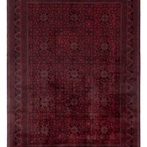 Afghanske tepper - Kunduz - 276 x 199 cm - rød