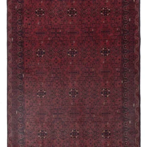 Afghanske tepper - Kunduz - 280 x 184 cm - mørk rød