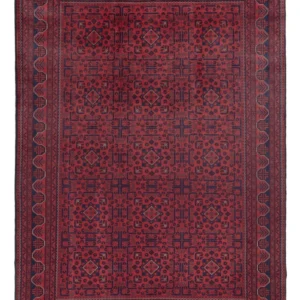 Afghanske tepper - Kunduz - 282 x 201 cm - mørk rød