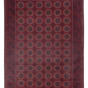 Afghanske tepper - Kunduz - 283 x 199 cm - mørk rød