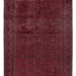 Afghanske tepper - Kunduz - 285 x 197 cm - mørk rød