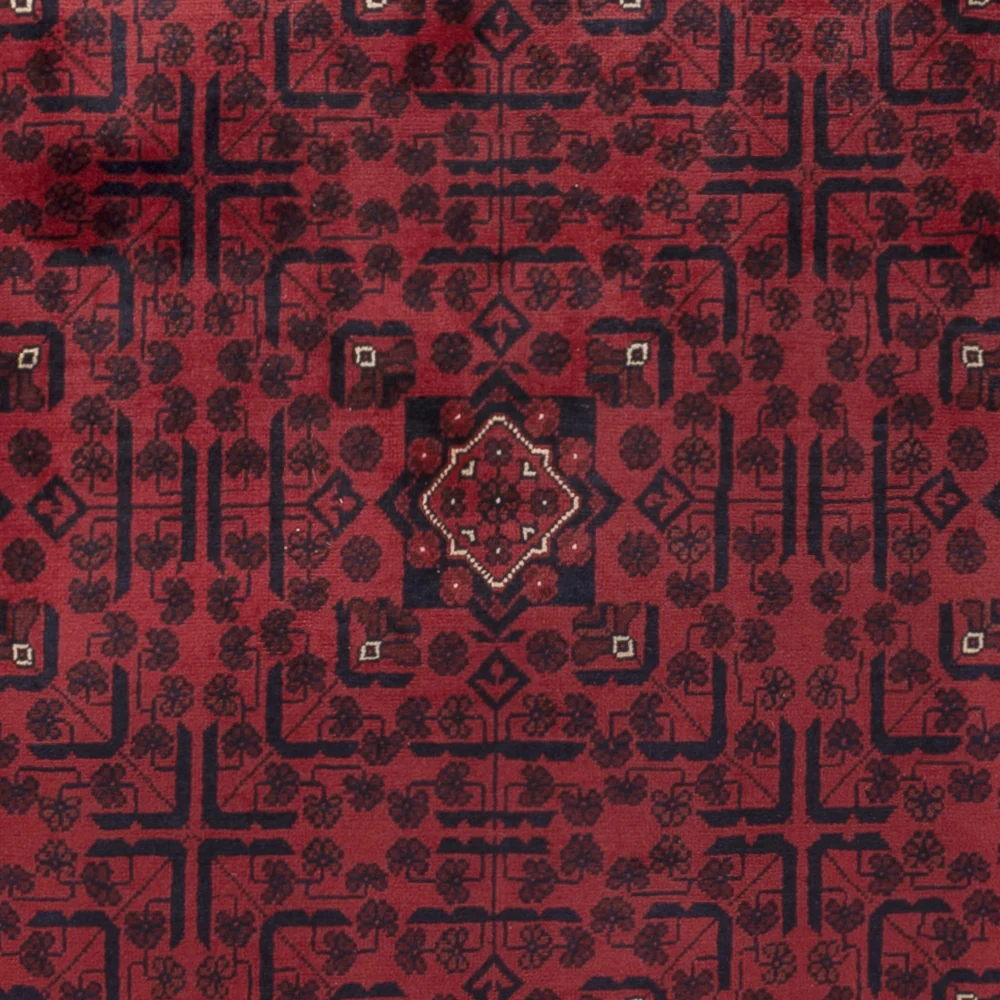 Afghanske tepper - Kunduz - 285 x 197 cm - mørk rød