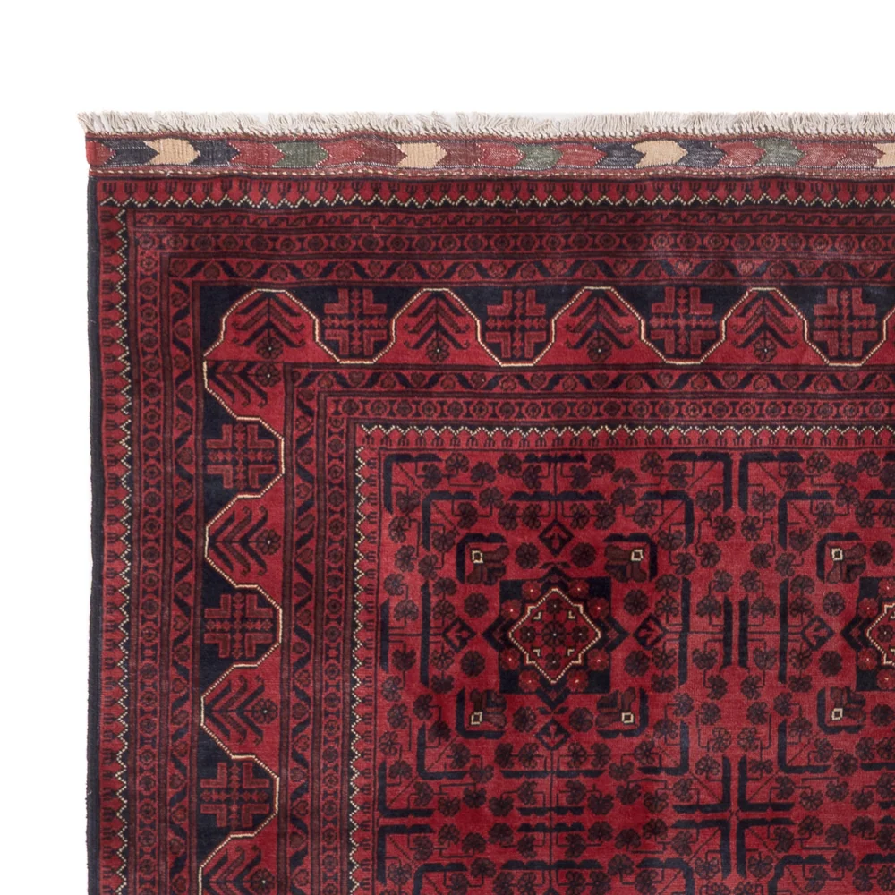 Afghanske tepper - Kunduz - 285 x 197 cm - mørk rød