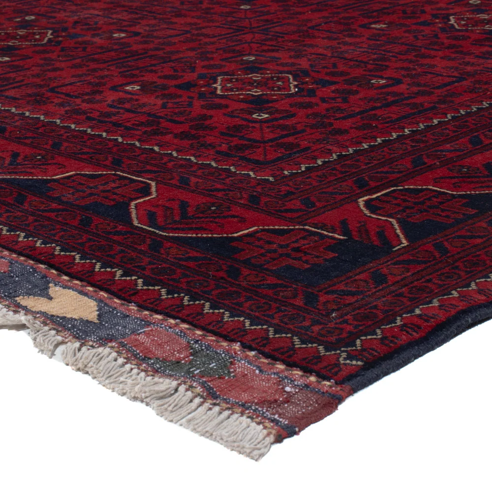 Afghanske tepper - Kunduz - 285 x 197 cm - mørk rød