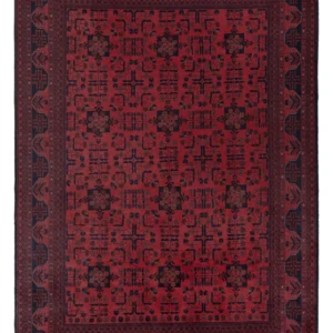 Afghanske tepper - Kunduz - 285 x 199 cm - rød