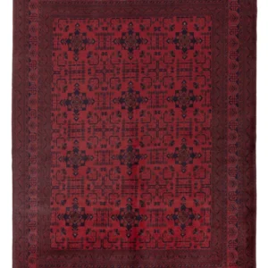 Afghanske tepper - Kunduz - 285 x 208 cm - rød