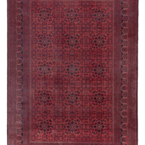 Afghanske tepper - Kunduz - 286 x 200 cm - mørk rød