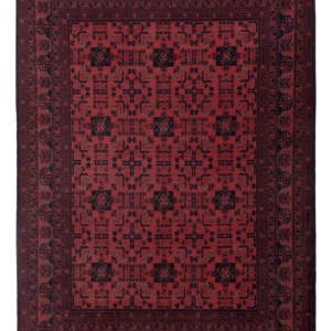 Afghanske tepper - Kunduz - 286 x 201 cm - rød
