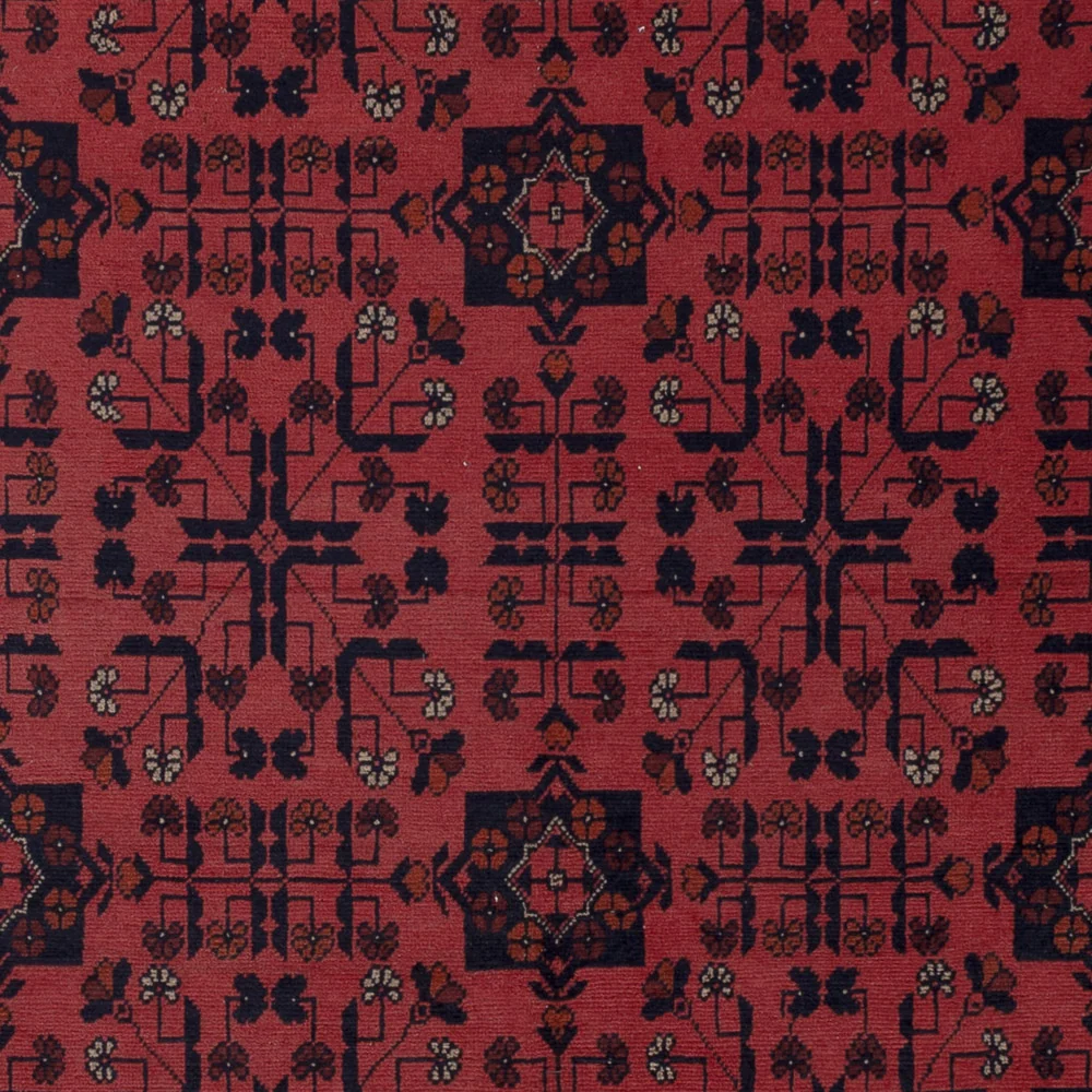 Afghanske tepper - Kunduz - 286 x 201 cm - rød