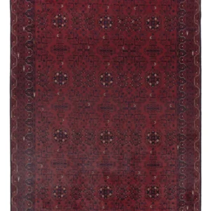 Afghanske tepper - Kunduz - 287 x 194 cm - mørk rød