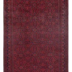 Afghanske tepper - Kunduz - 287 x 195 cm - mørk rød