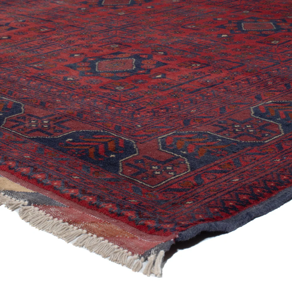 Afghanske tepper - Kunduz - 287 x 200 cm - mørk rød