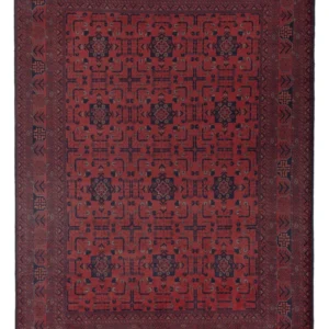 Afghanske tepper - Kunduz - 287 x 203 cm - rød