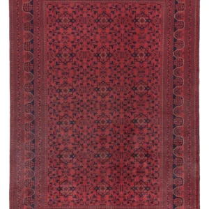 Afghanske tepper - Kunduz - 288 x 198 cm - mørk rød