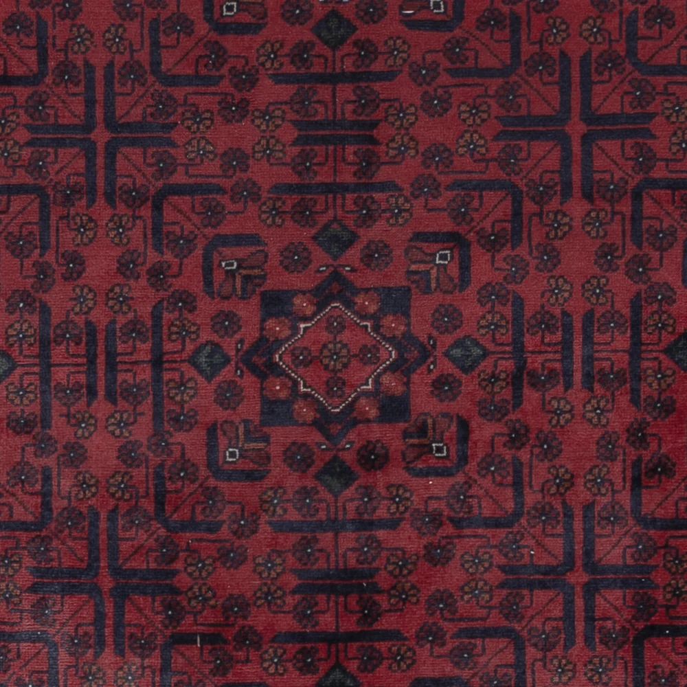 Afghanske tepper - Kunduz - 288 x 198 cm - mørk rød