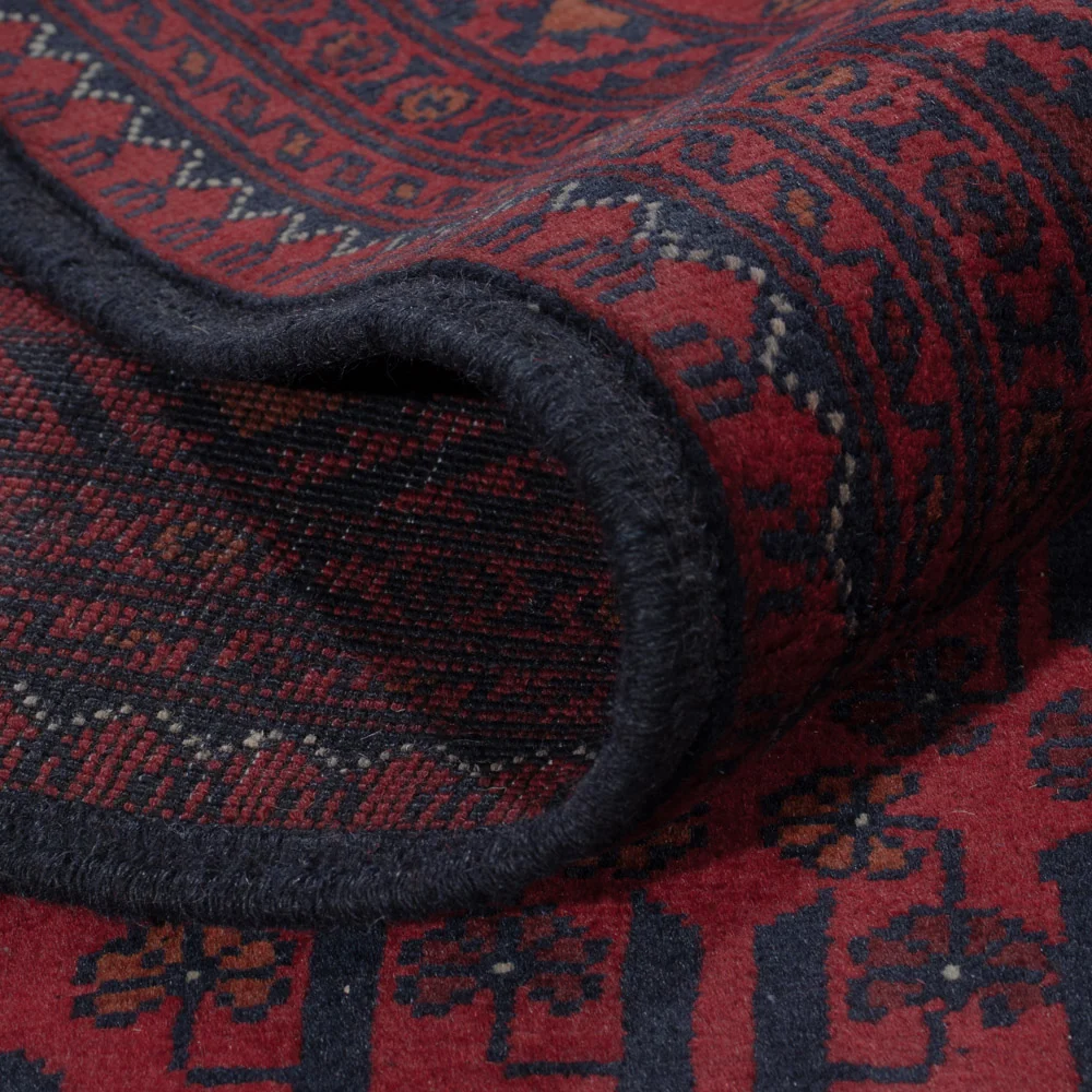 Afghanske tepper - Kunduz - 288 x 198 cm - mørk rød