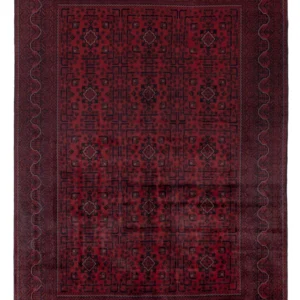 Afghanske tepper - Kunduz - 288 x 200 cm - rød