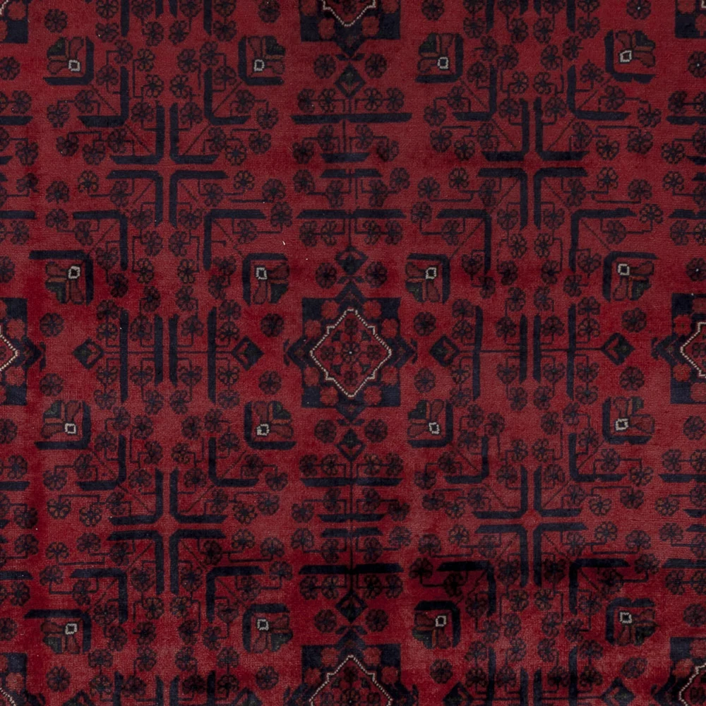 Afghanske tepper - Kunduz - 288 x 200 cm - rød