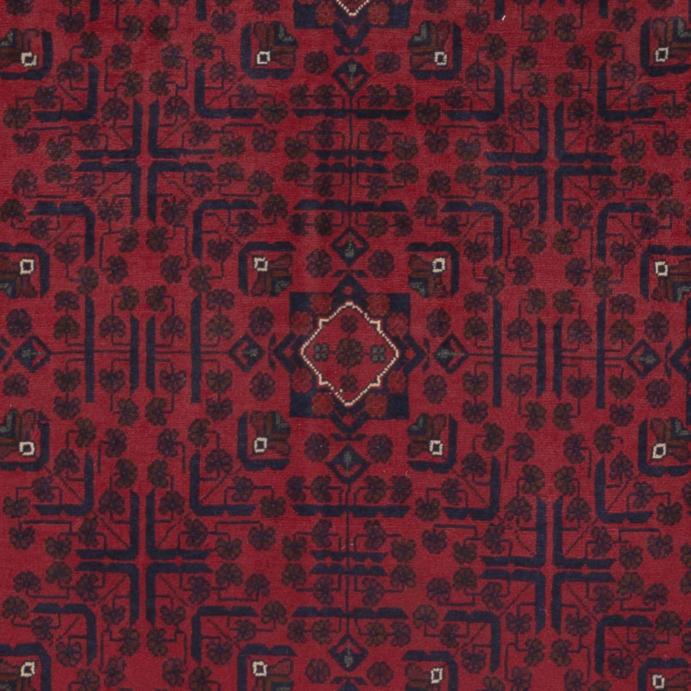 Afghanske tepper - Kunduz - 288 x 204 cm - mørk rød
