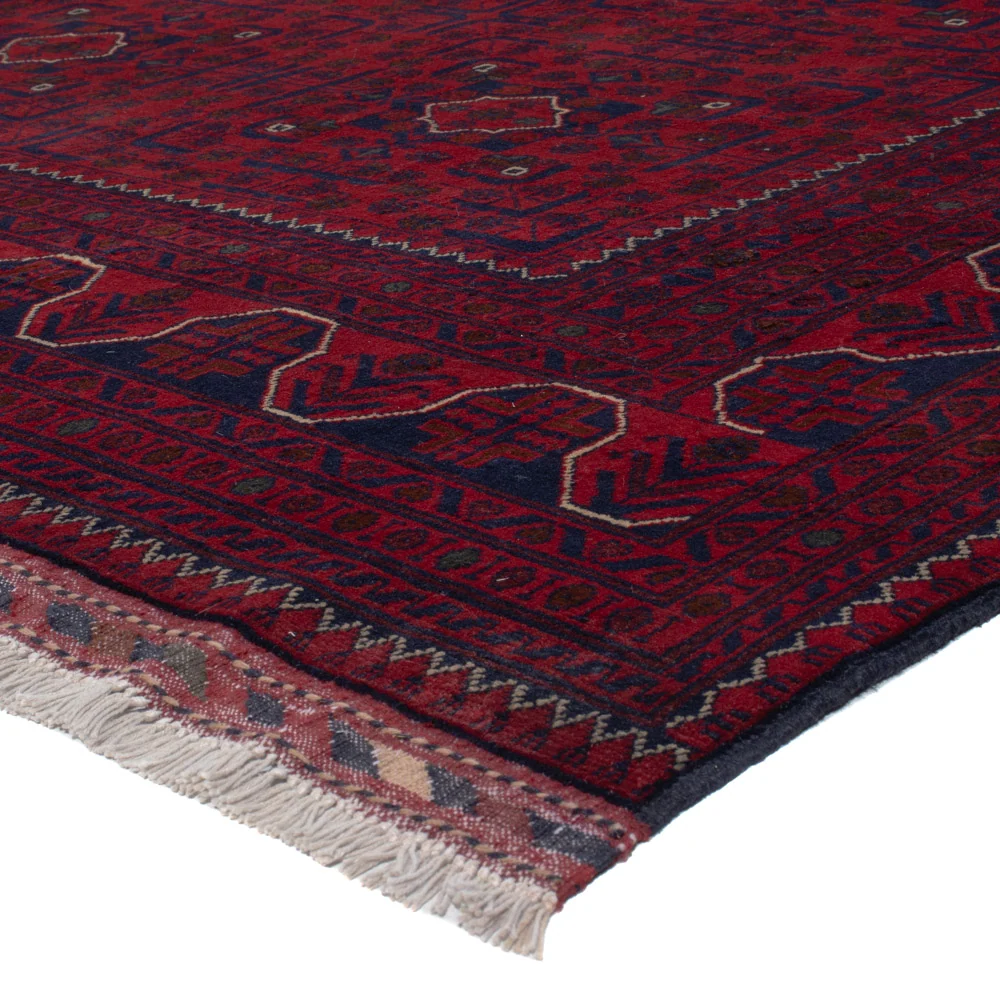 Afghanske tepper - Kunduz - 288 x 204 cm - mørk rød