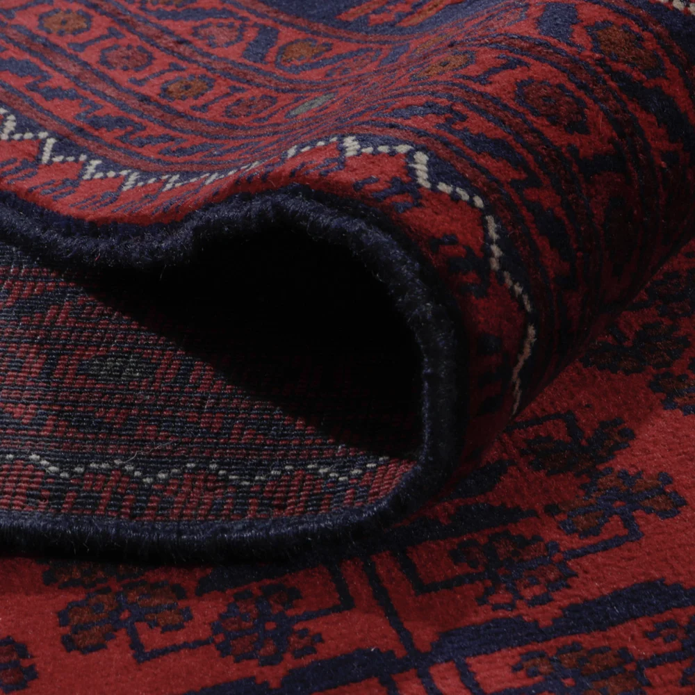 Afghanske tepper - Kunduz - 288 x 204 cm - mørk rød