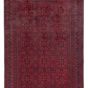 Afghanske tepper - Kunduz - 289 x 199 cm - mørk rød