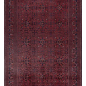 Afghanske tepper - Kunduz - 289 x 199 cm - mørk rød