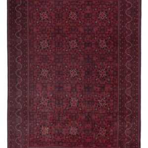 Afghanske tepper - Kunduz - 290 x 195 cm - mørk rød