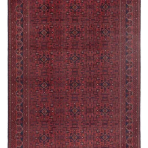 Afghanske tepper - Kunduz - 290 x 196 cm - mørk rød