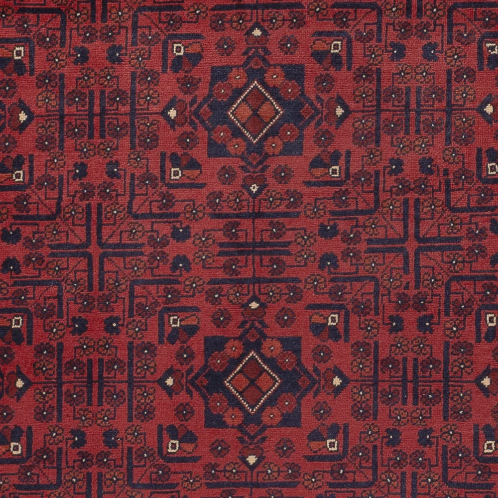 Afghanske tepper - Kunduz - 290 x 196 cm - mørk rød