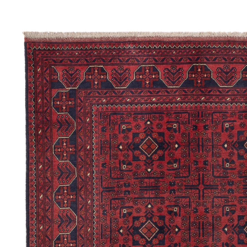 Afghanske tepper - Kunduz - 290 x 196 cm - mørk rød