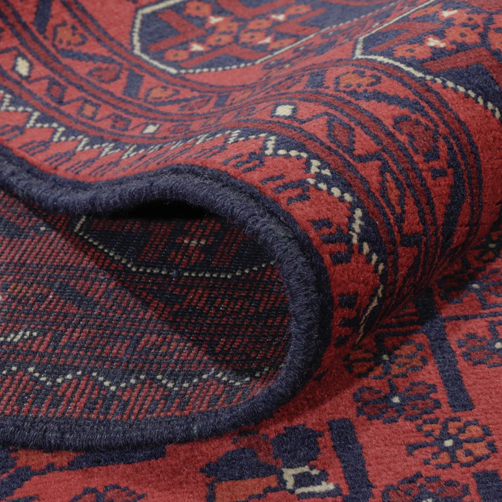 Afghanske tepper - Kunduz - 290 x 196 cm - mørk rød