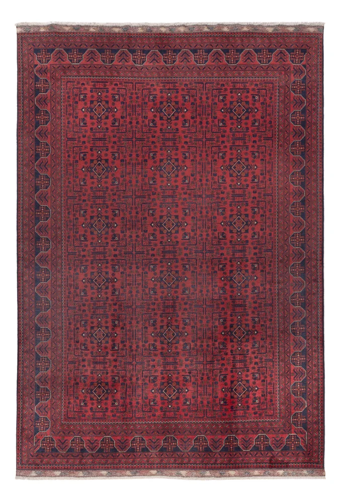 Afghanske tepper - Kunduz - 290 x 197 cm - lys rød