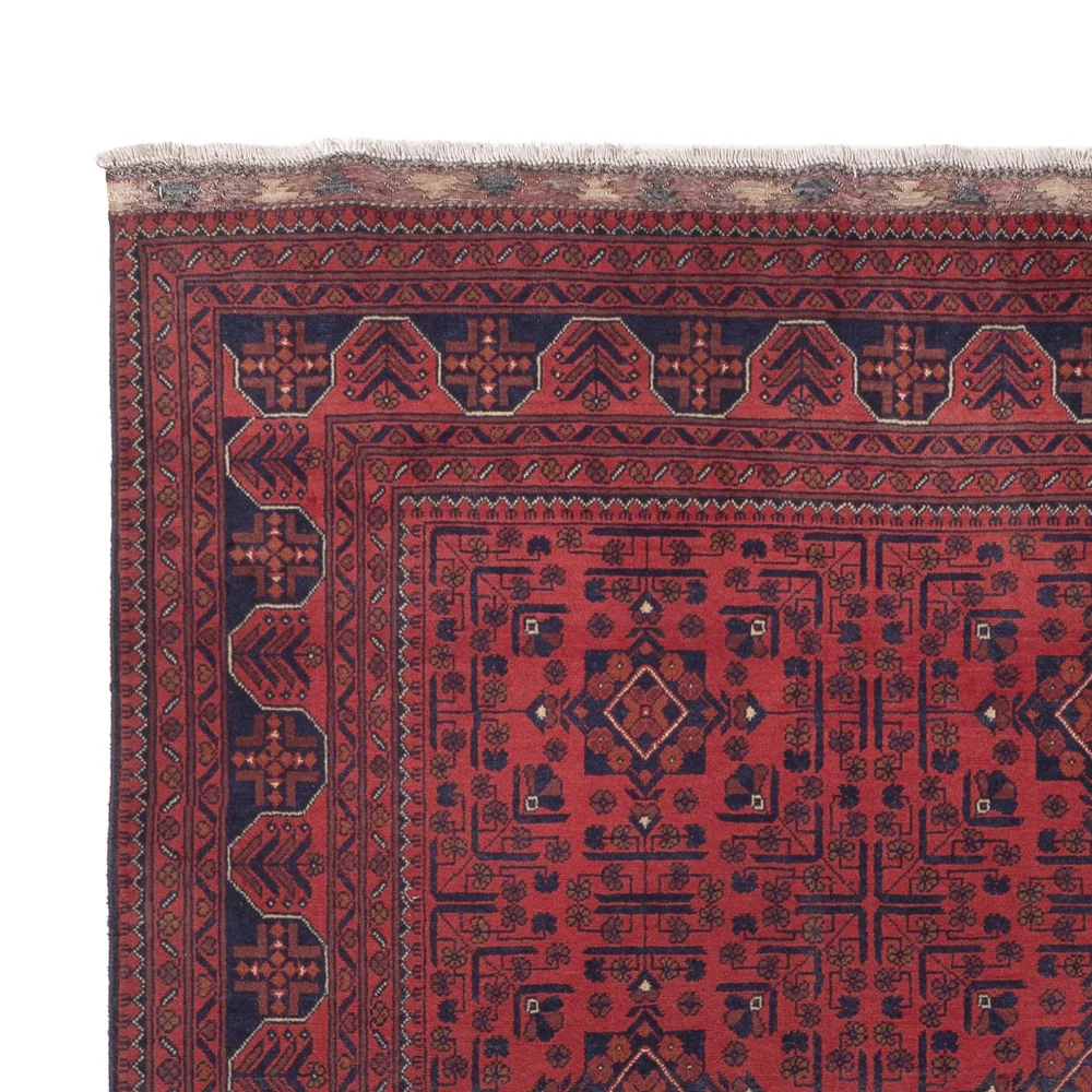 Afghanske tepper - Kunduz - 290 x 197 cm - lys rød