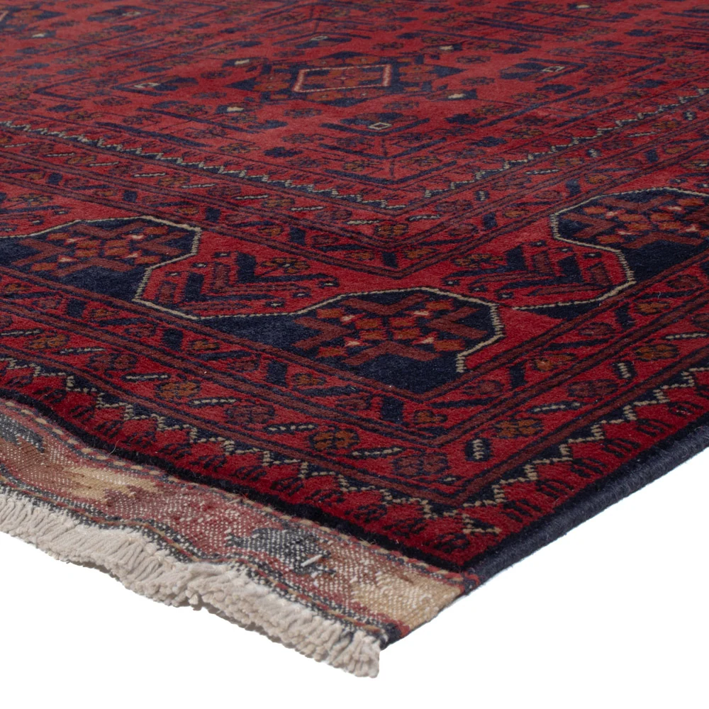 Afghanske tepper - Kunduz - 290 x 197 cm - lys rød