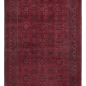 Afghanske tepper - Kunduz - 290 x 198 cm - mørk rød