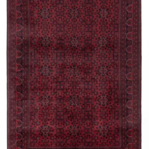 Afghanske tepper - Kunduz - 290 x 198 cm - mørk rød