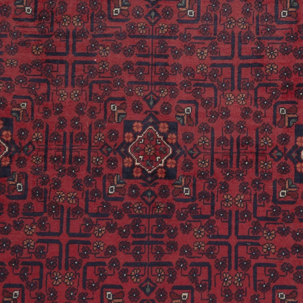 Afghanske tepper - Kunduz - 290 x 199 cm - mørk rød