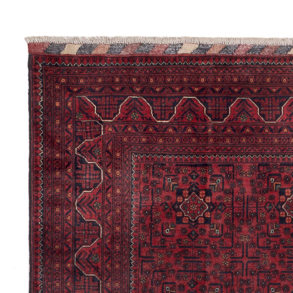 Afghanske tepper - Kunduz - 290 x 199 cm - mørk rød