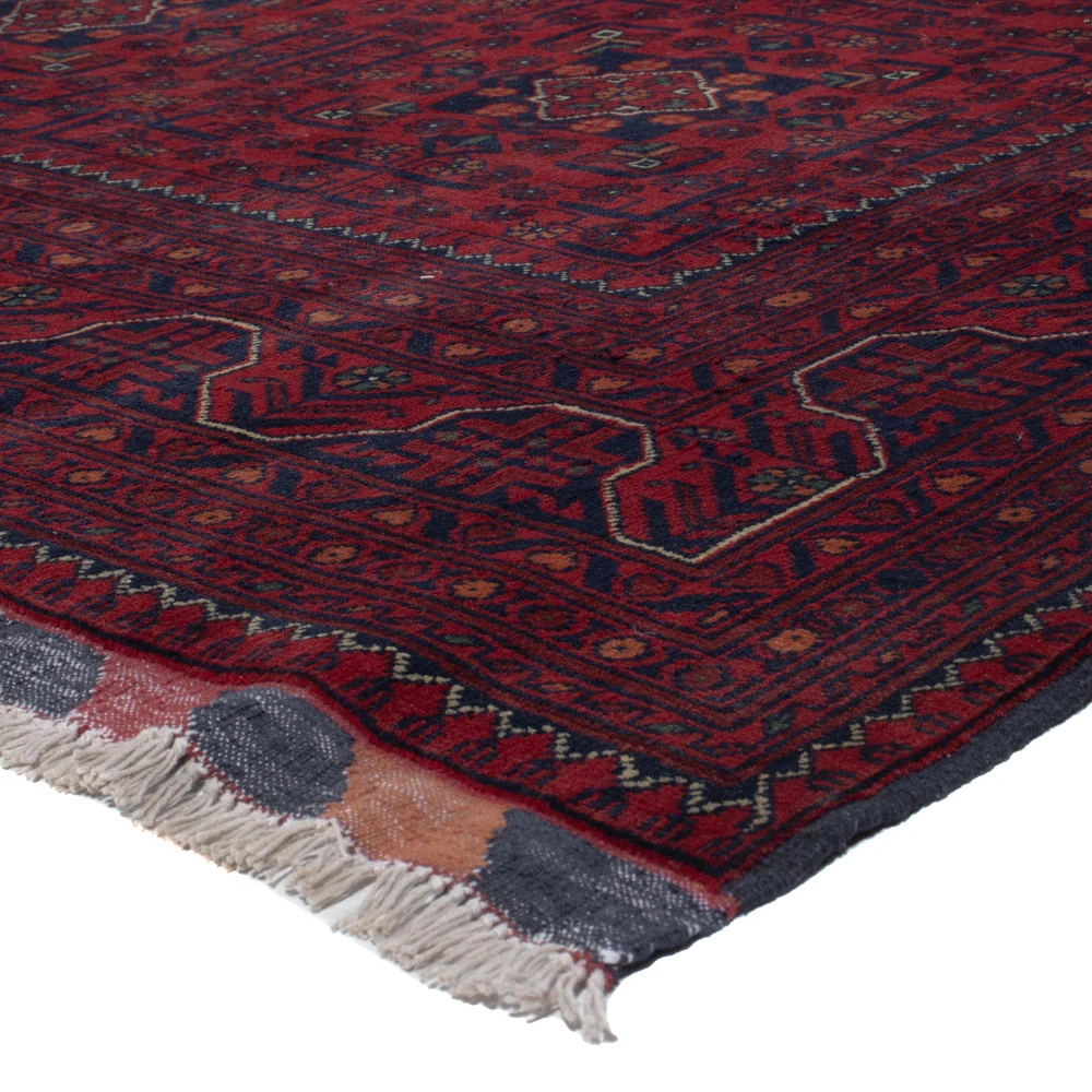 Afghanske tepper - Kunduz - 290 x 199 cm - mørk rød