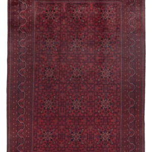 Afghanske tepper - Kunduz - 290 x 199 cm - mørk rød