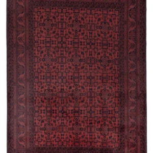 Afghanske tepper - Kunduz - 291 x 192 cm - rød