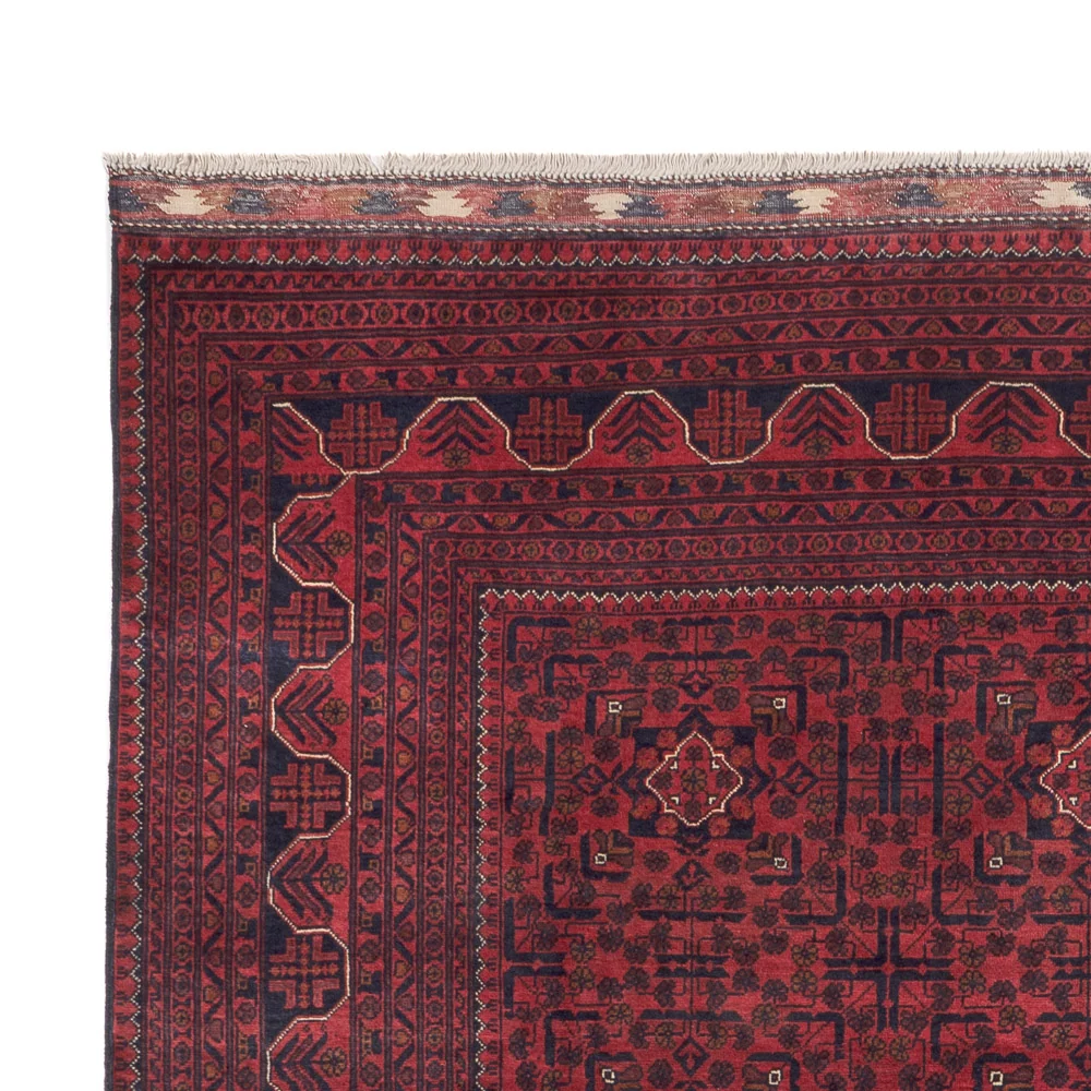 Afghanske tepper - Kunduz - 292 x 198 cm - mørk rød
