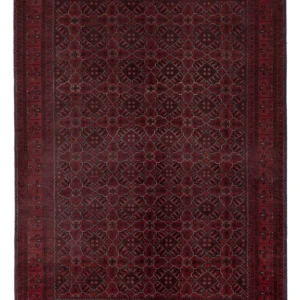 Afghanske tepper - Kunduz - 292 x 200 cm - rød