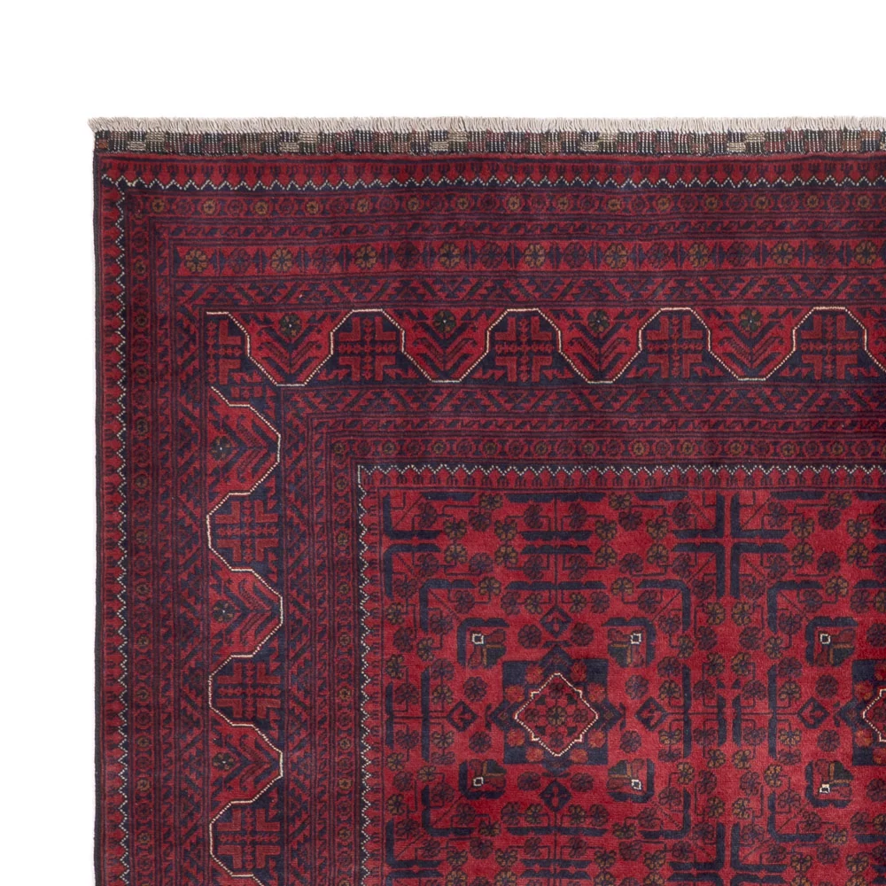Afghanske tepper - Kunduz - 292 x 200 cm - mørk rød