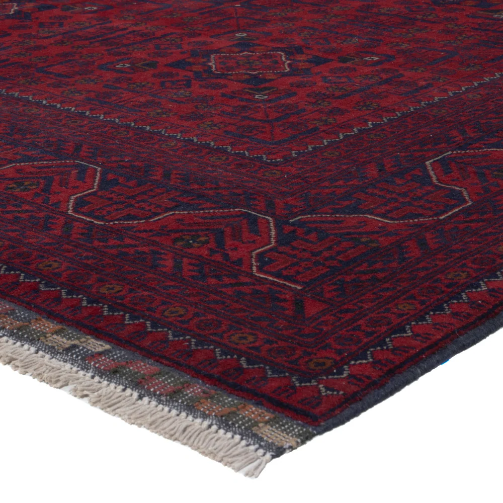 Afghanske tepper - Kunduz - 292 x 200 cm - mørk rød