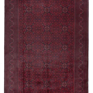Afghanske tepper - Kunduz - 292 x 200 cm - mørk rød