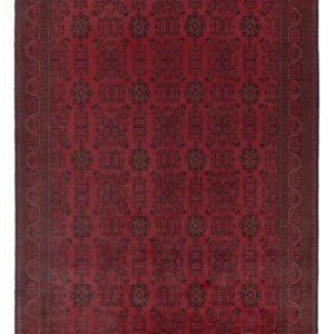 Afghanske tepper - Kunduz - 294 x 195 cm - rød